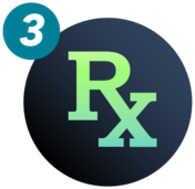 Prescription symbol icon