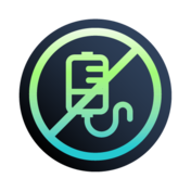 Icon showing a crossed out infusion IV bag