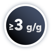 ≥3 g/g icon