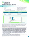 FABHALTA Electronic Health Record (EHR) Checklist
