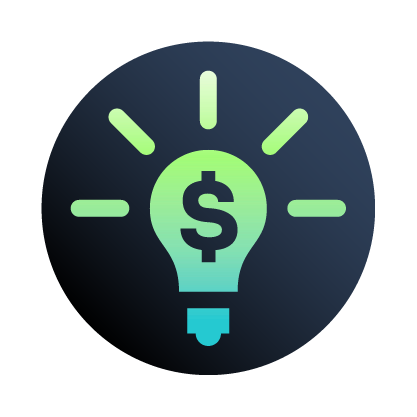 Financial support icon